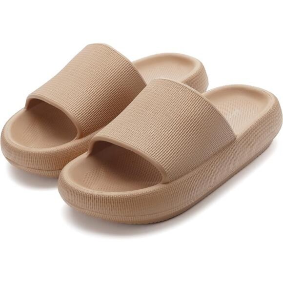 Pillow Slippers for Women and Men | House Slides Shower Sandals | Cushioned - Picture 6 of 7